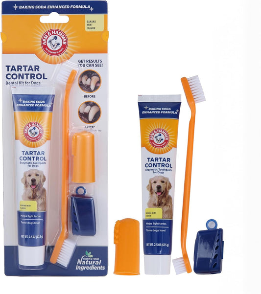 Kit de control de sarro para mascotas para perros