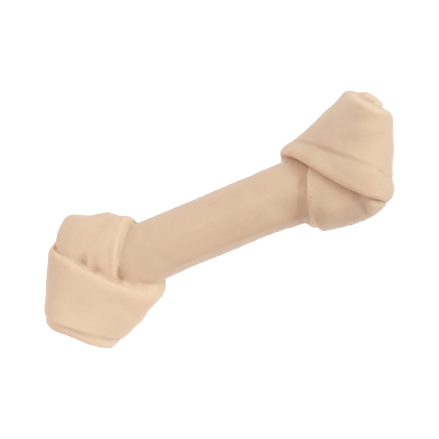 Juguete masticable para perros Country Living con hueso de nailon, duradero y con forma de cuero crudo.
