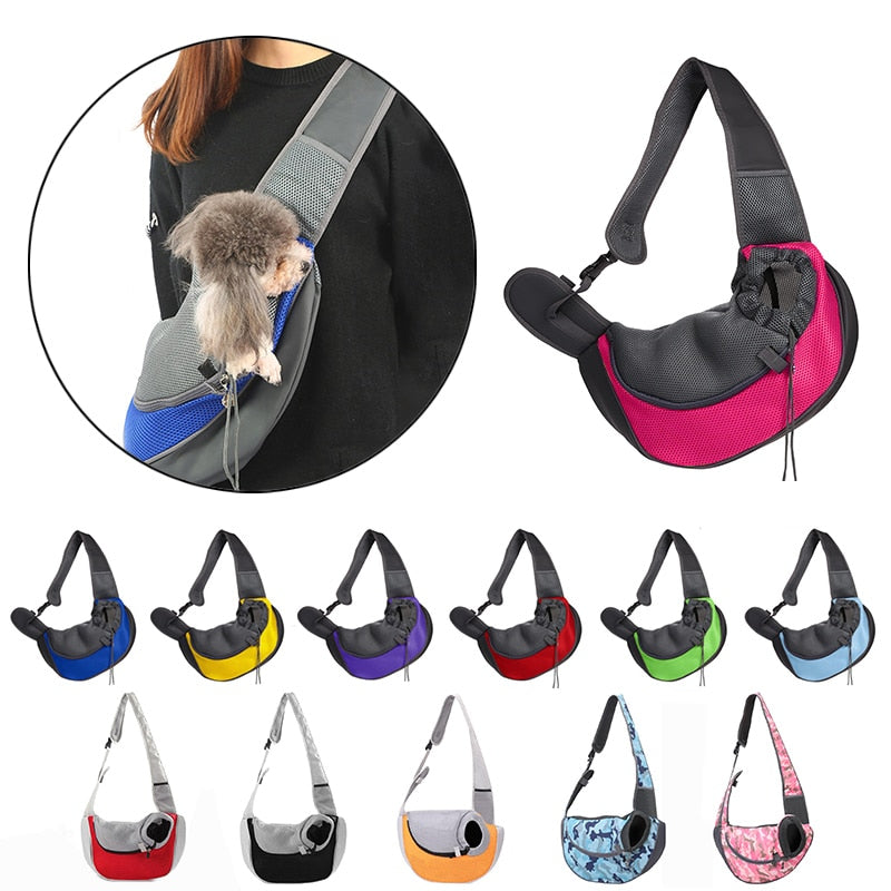 Bolsa de transporte transpirable para mascotas
