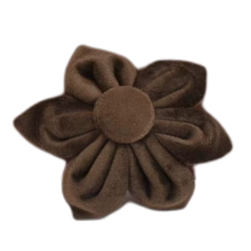 Ensemble classique personnalisé en velours marron foncé