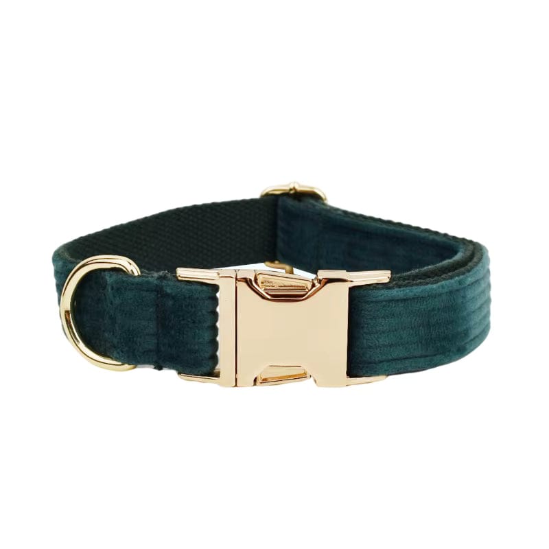 Conjunto clásico de pana verde oscuro personalizado