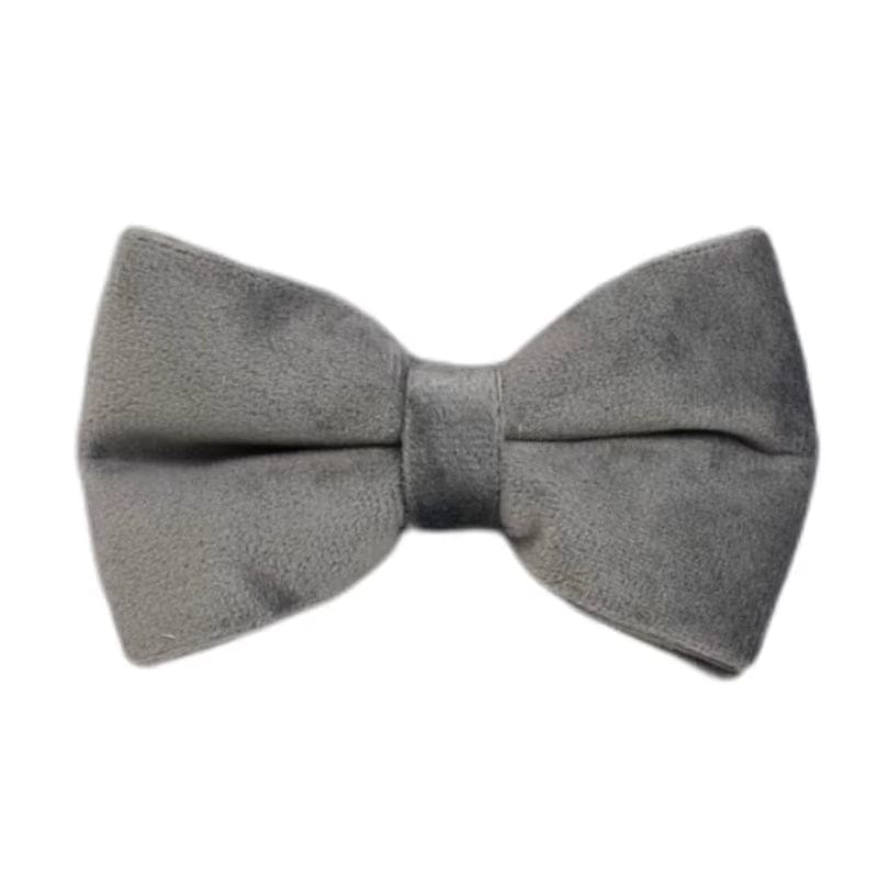 Conjunto clásico de terciopelo gris oscuro personalizado