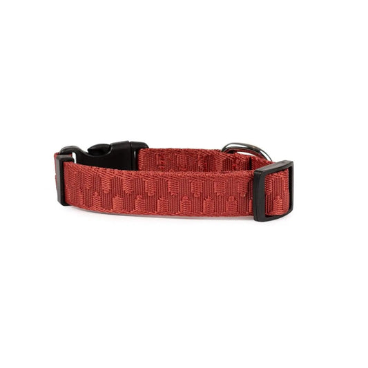 Collier pour chien à carreaux ondulés
