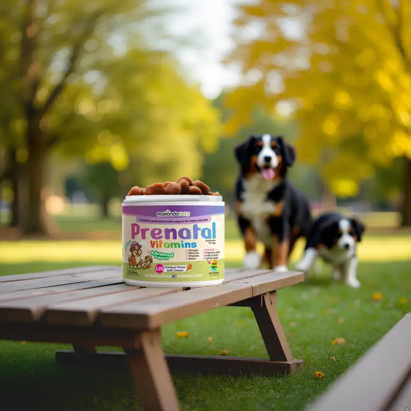 Vitaminas prenatales para perros - 120 comprimidos masticables blandos