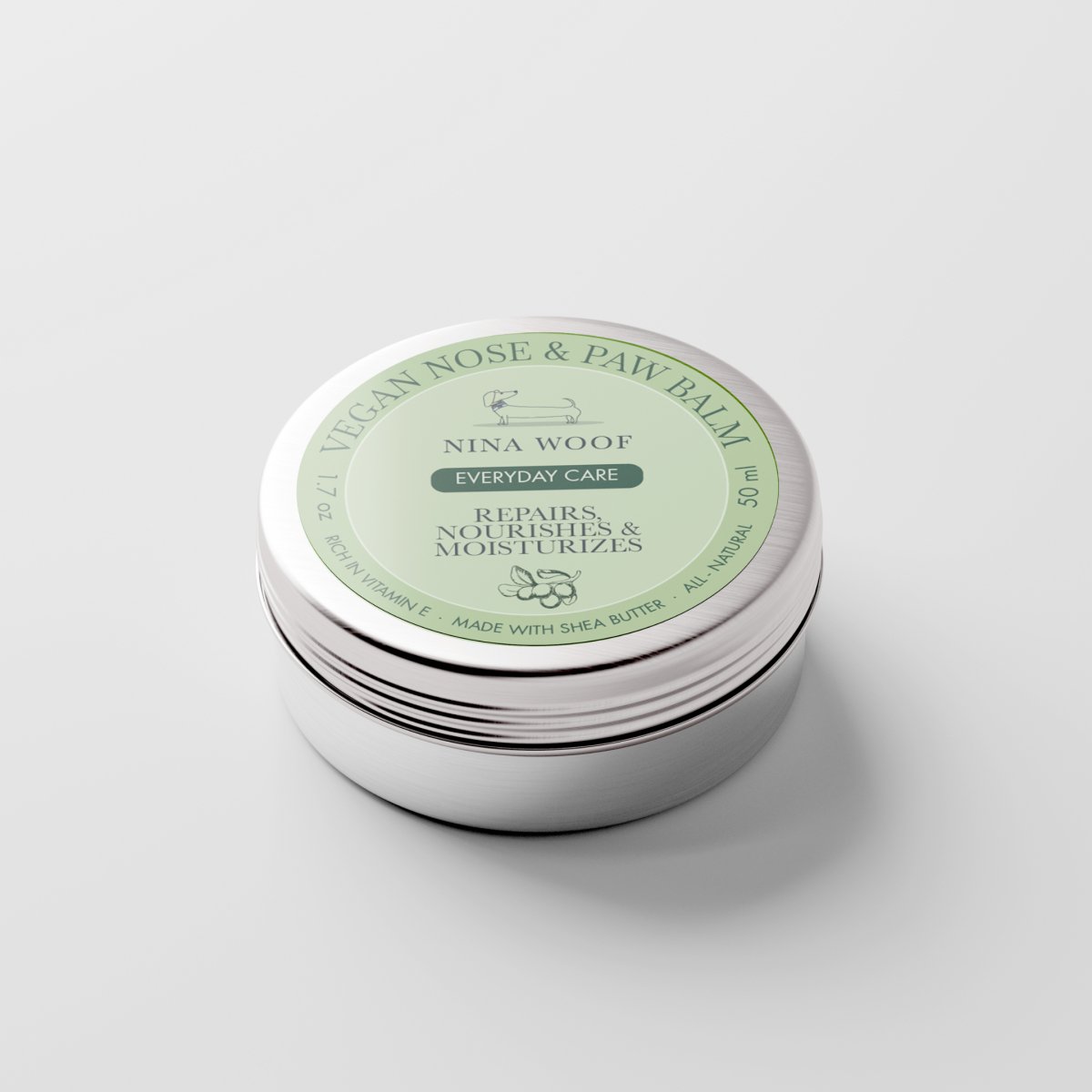 Baume végétalien pour le nez et les pattes des chiens
