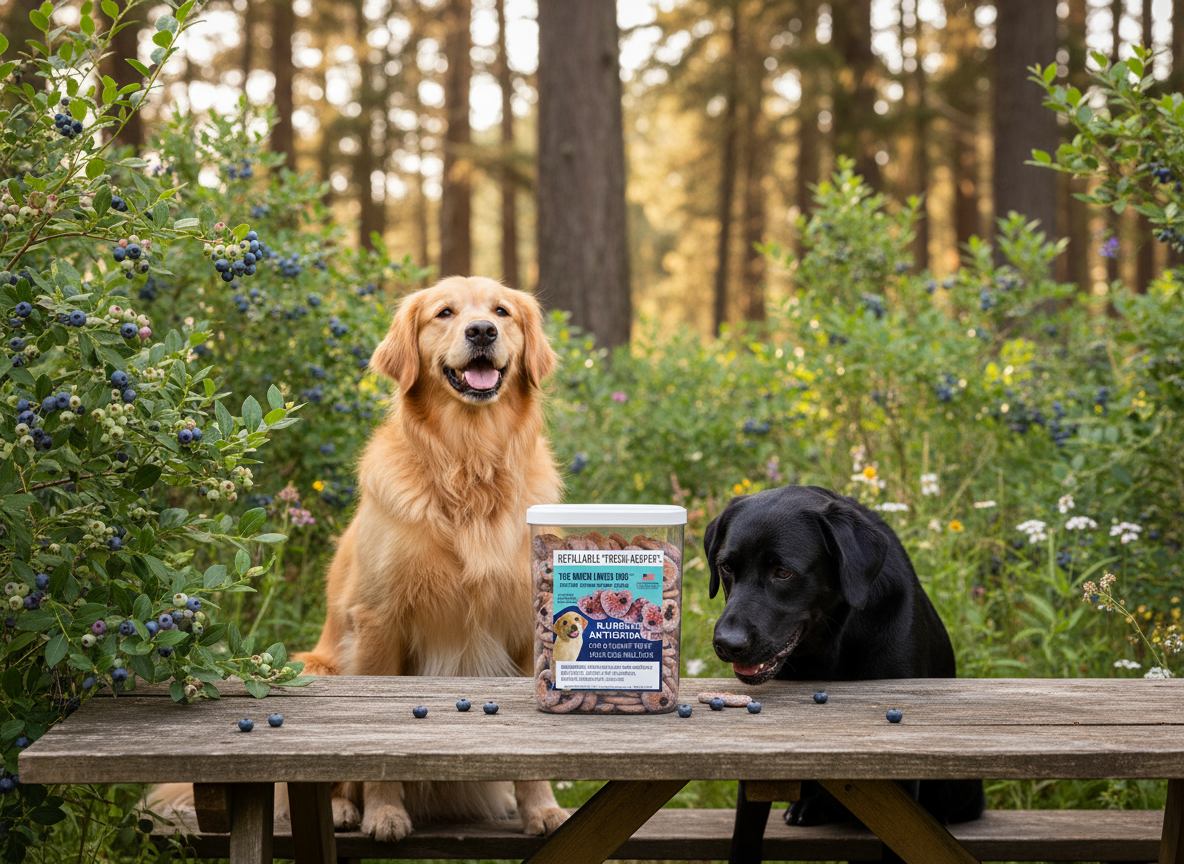 Much Loved Dog™ - RECHARGE Antioxydant aux Myrtilles, 170 g.
