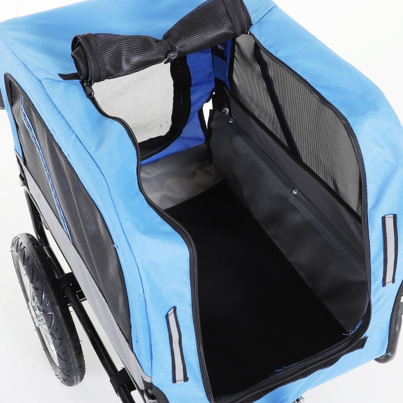 Poussette-vélo/poussette de jogging 2 en 1 à 3 roues pour animaux de compagnie