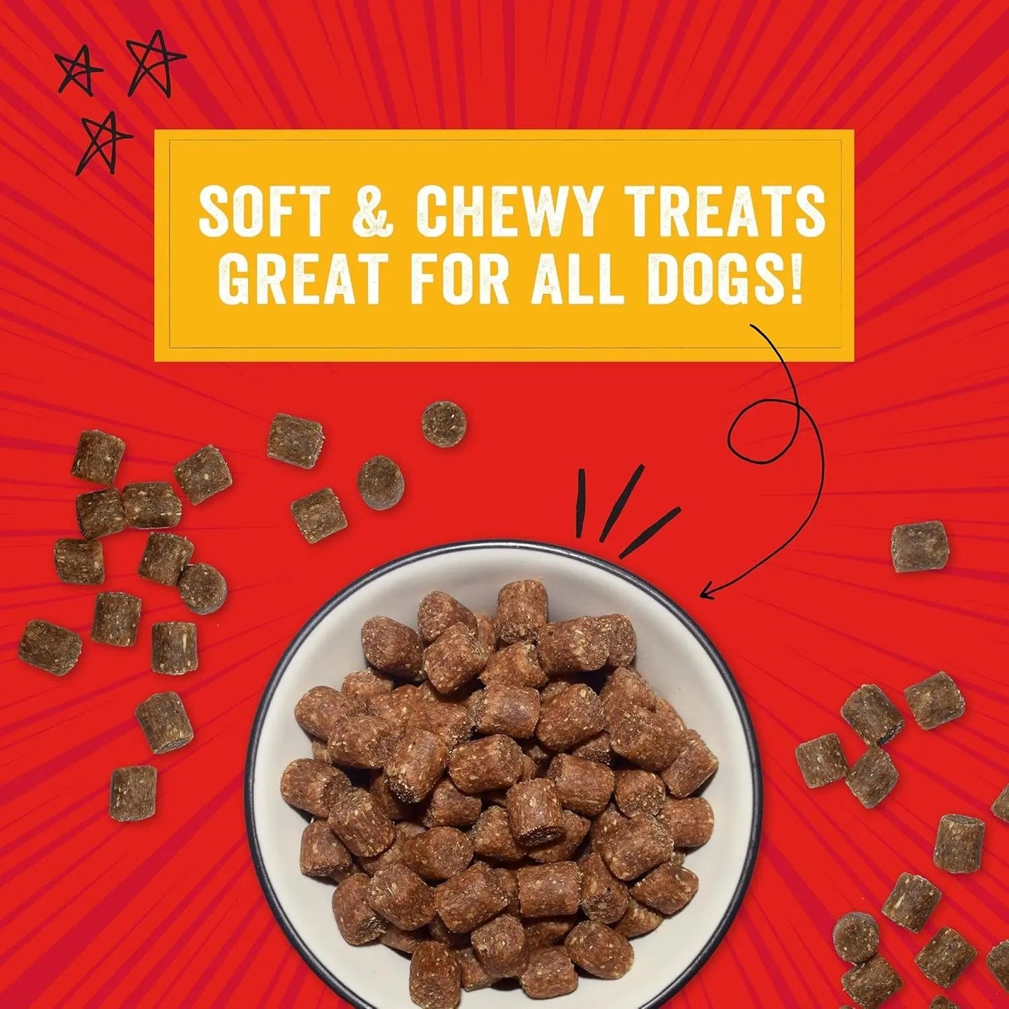 Friandises d'entraînement pour chiens - Crav'N Bac'N Bouchées moelleuses au bacon et au poulet - Qualité supérieure, fabriquées aux États-Unis - Récompenses faibles en calories - 232 g