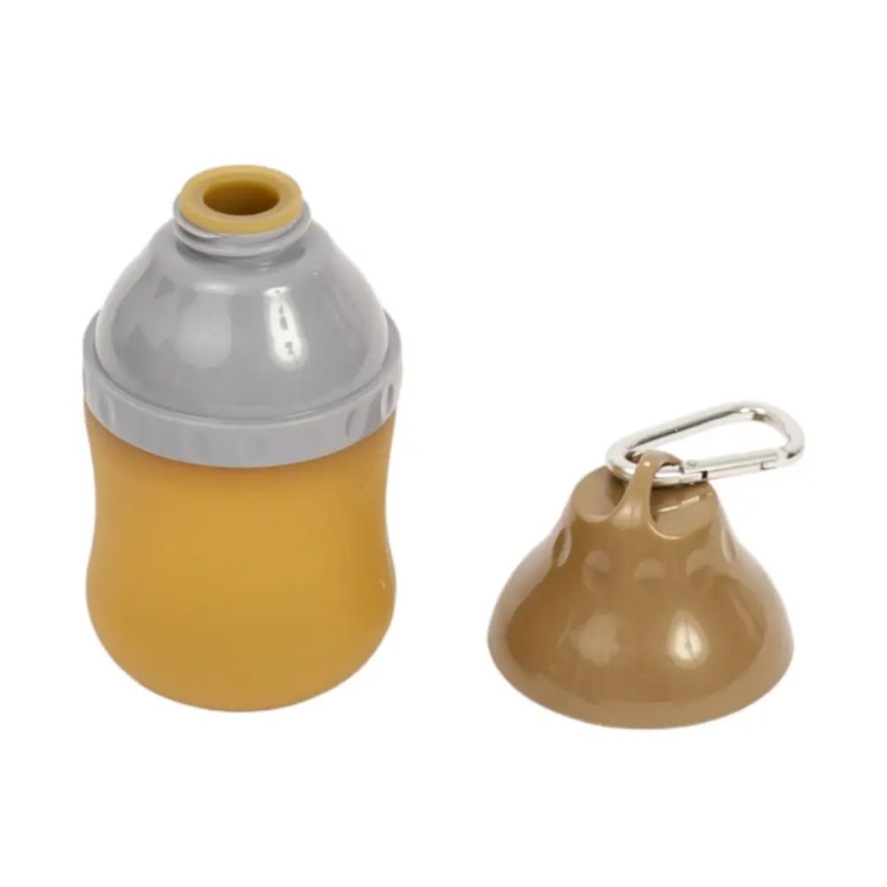 Gourde de voyage en silicone pour chiens – Étanche, portable et pliable – Verte / 473 ml