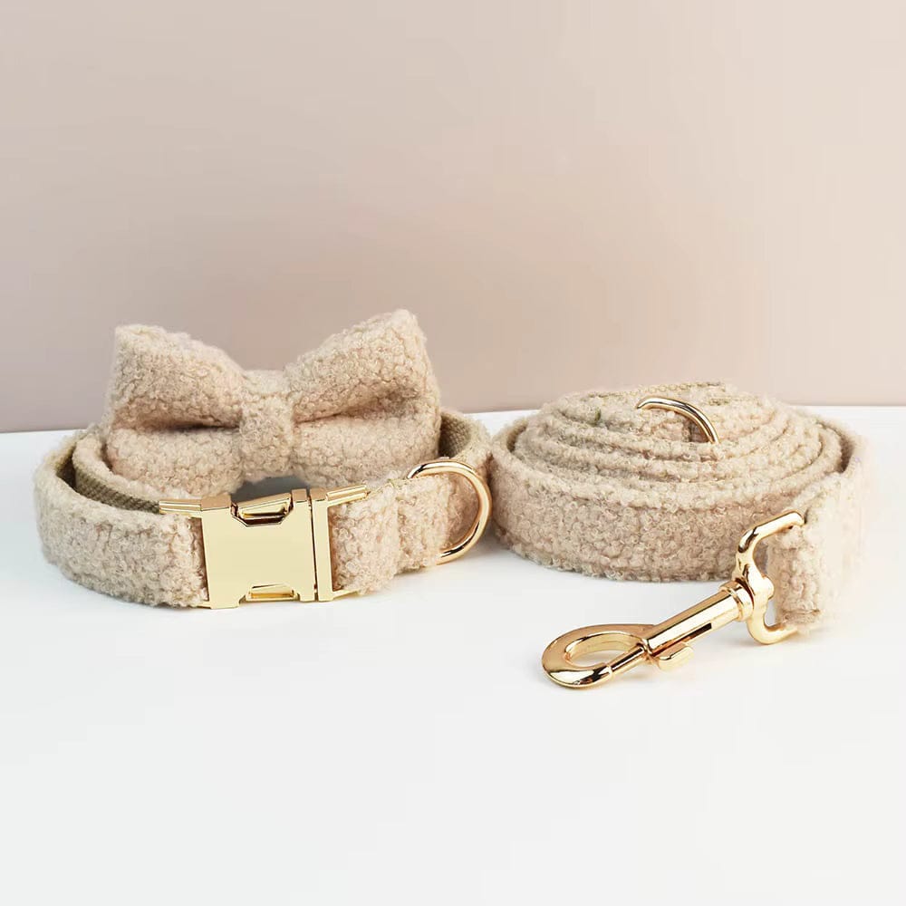 Ensemble classique ours en peluche beige personnalisé