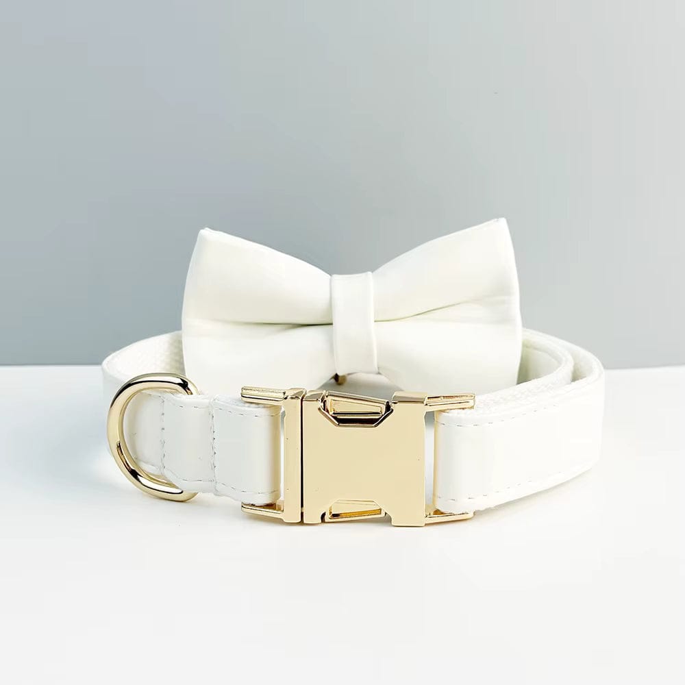 Conjunto clásico de cuero blanco personalizado