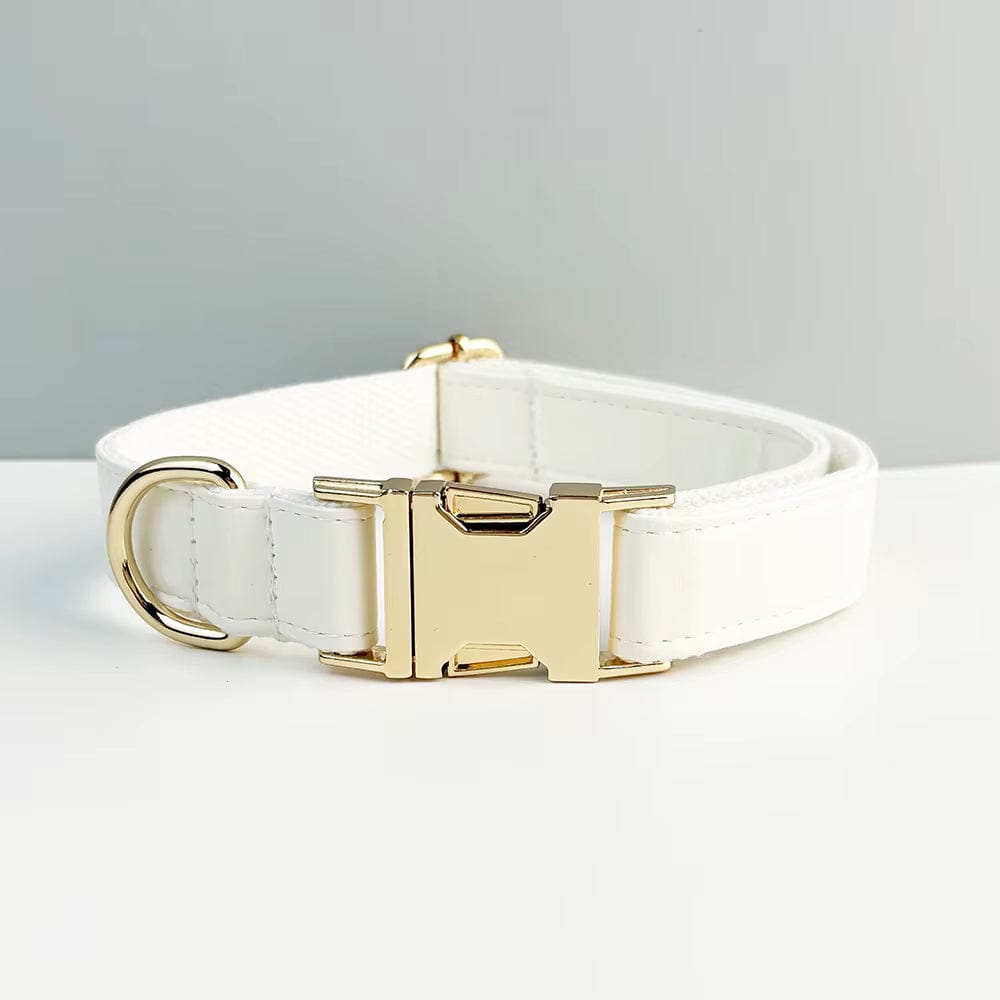 Conjunto clásico de cuero blanco personalizado
