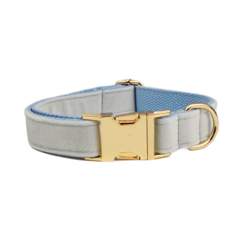 Ensemble classique personnalisé en velours bleu clair
