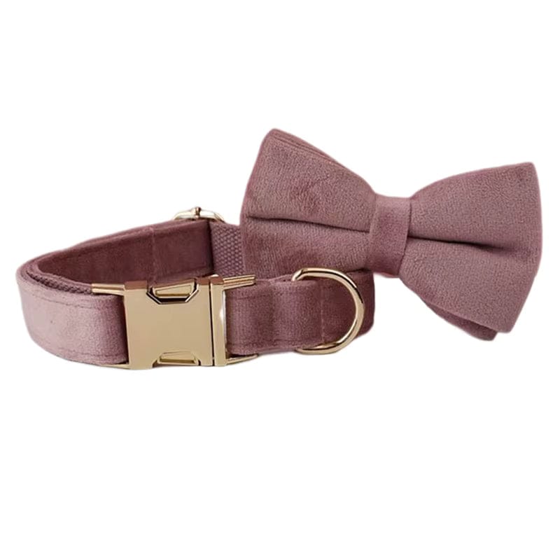 Conjunto clásico de terciopelo morado claro personalizado