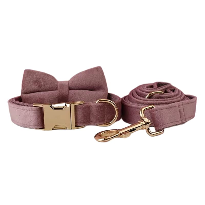 Conjunto clásico de terciopelo morado claro personalizado