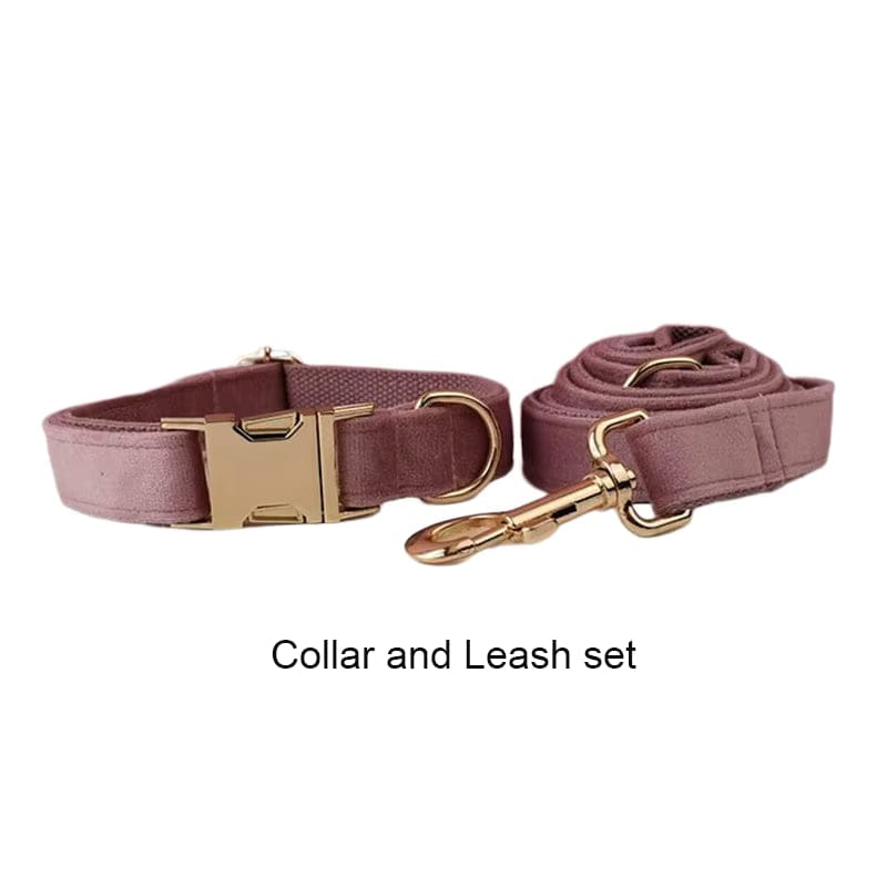 Conjunto clásico de terciopelo morado claro personalizado
