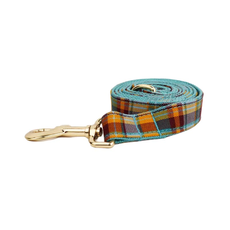 Ensemble classique personnalisé à carreaux bleu automne