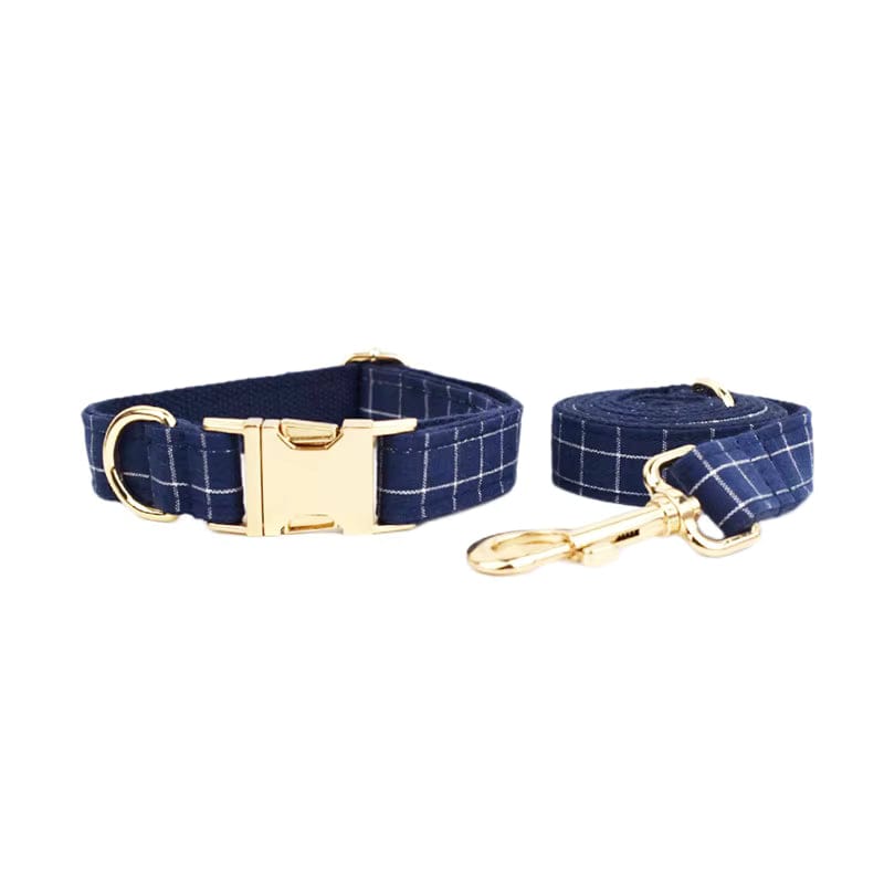 Conjunto clásico de cuadros azul oscuro personalizado