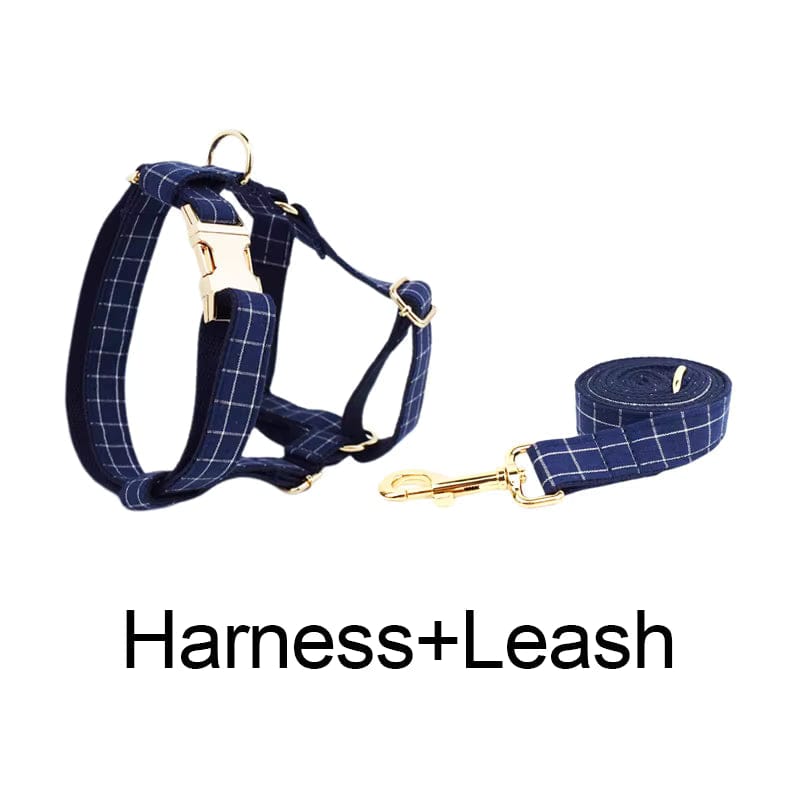 Conjunto clásico de cuadros azul oscuro personalizado