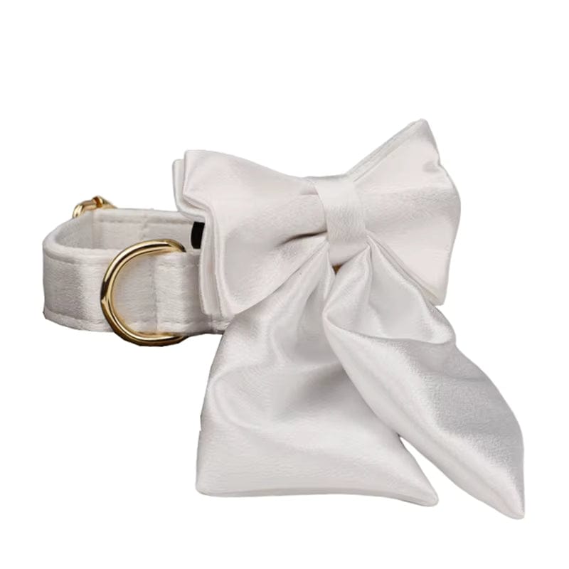 Ensemble classique personnalisé en satin blanc pur pour mariage