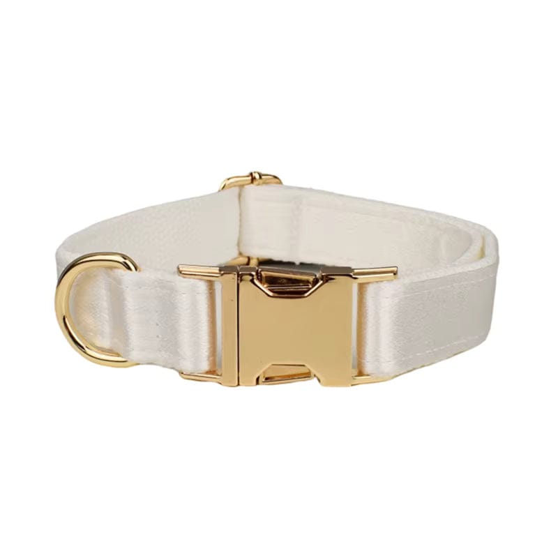 Ensemble classique personnalisé en satin blanc pur pour mariage