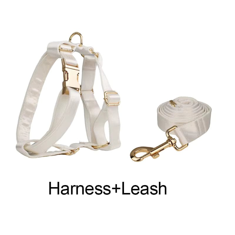 Ensemble classique personnalisé en satin blanc pur pour mariage