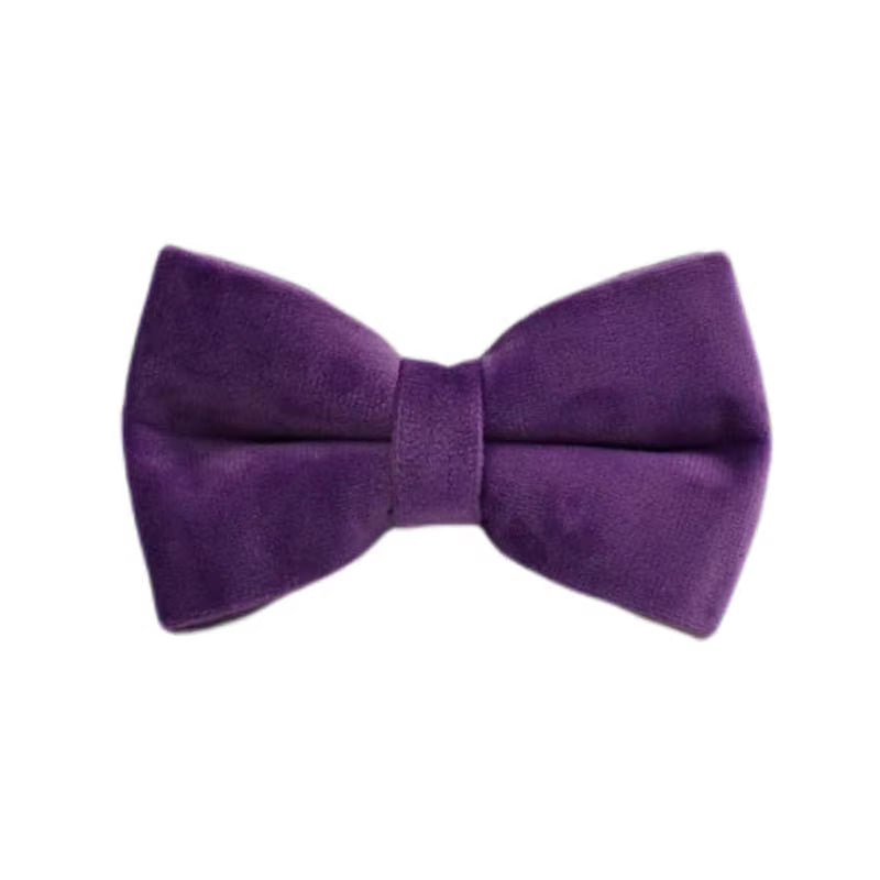 Ensemble classique personnalisé en velours violet