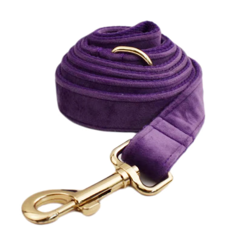 Ensemble classique personnalisé en velours violet