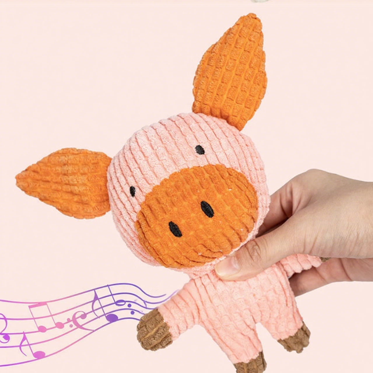 Peluche couineuse Milou &amp; Lumi Pet - Cochon