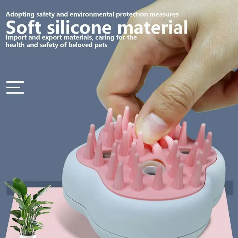 Peine de masaje con vapor para el cuidado de mascotas