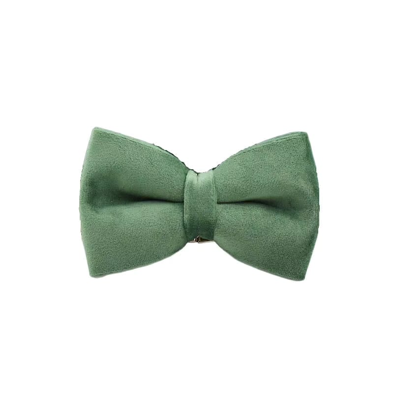 Ensemble classique personnalisé en velours vert forêt
