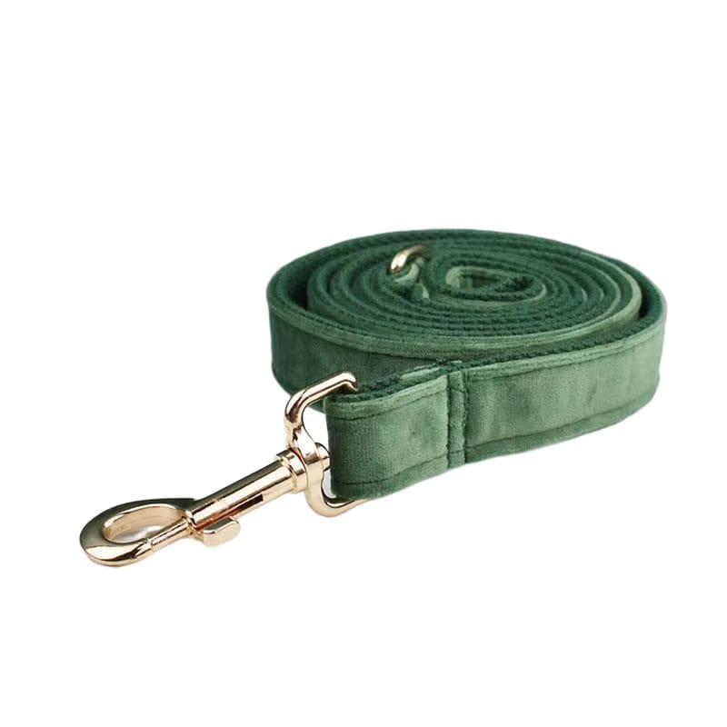 Ensemble classique personnalisé en velours vert forêt
