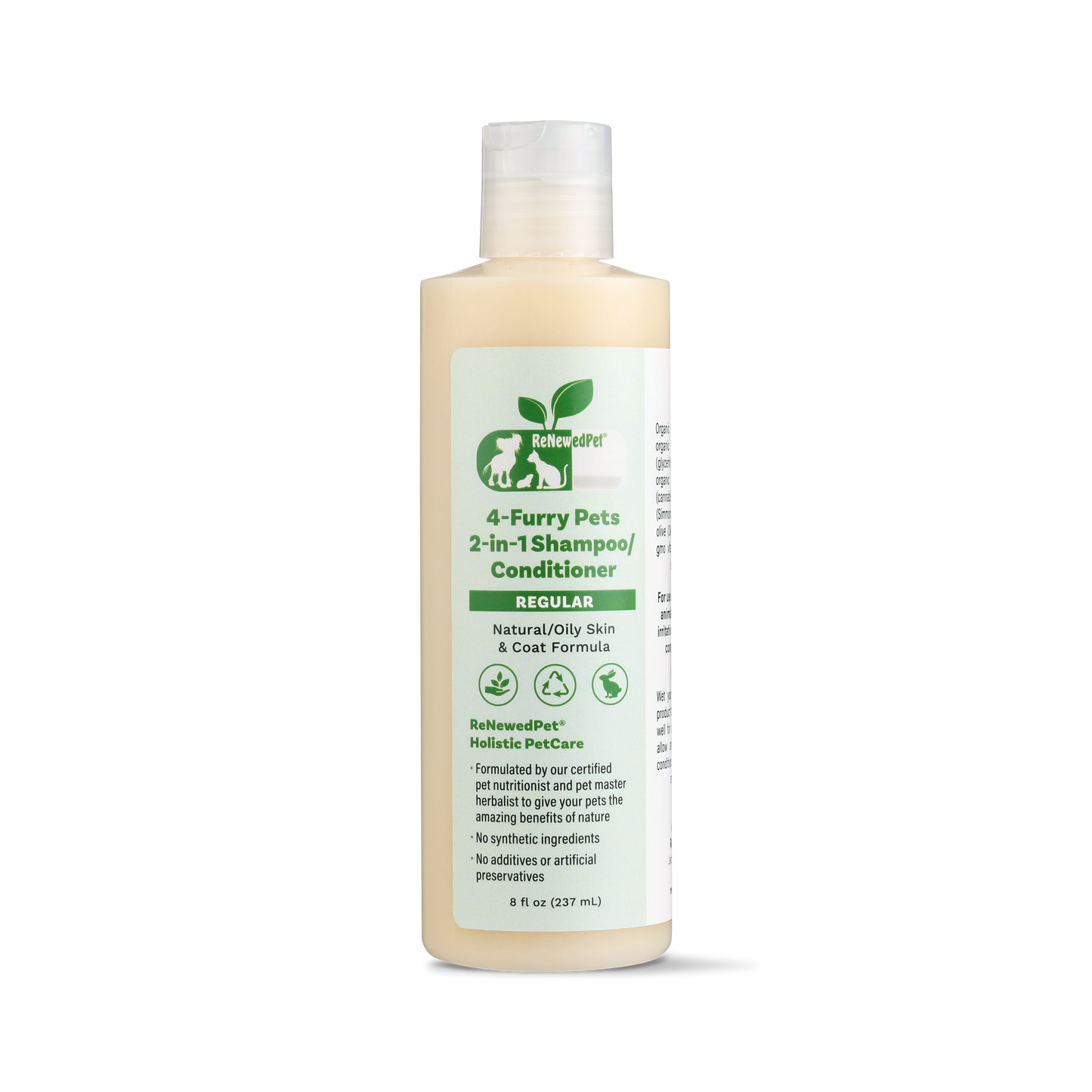 4-FURRY PETS 2-IN-1 *REGULAR SHAMPOO & CONDITIONER
