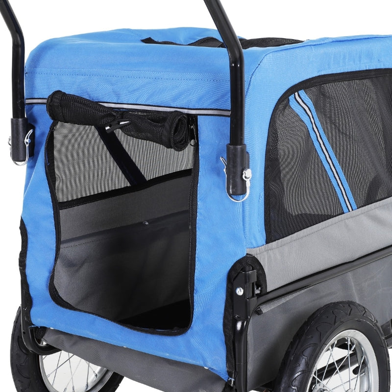 Poussette-vélo/poussette de jogging 2 en 1 à 3 roues pour animaux de compagnie