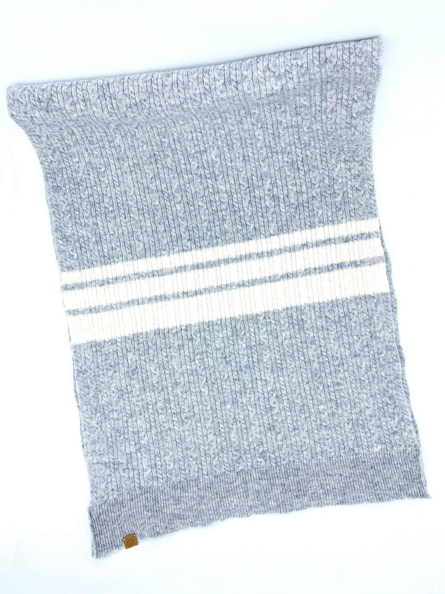 Ensemble écharpe en cachemire mélangé pour animaux et leurs maîtres, gris chiné 