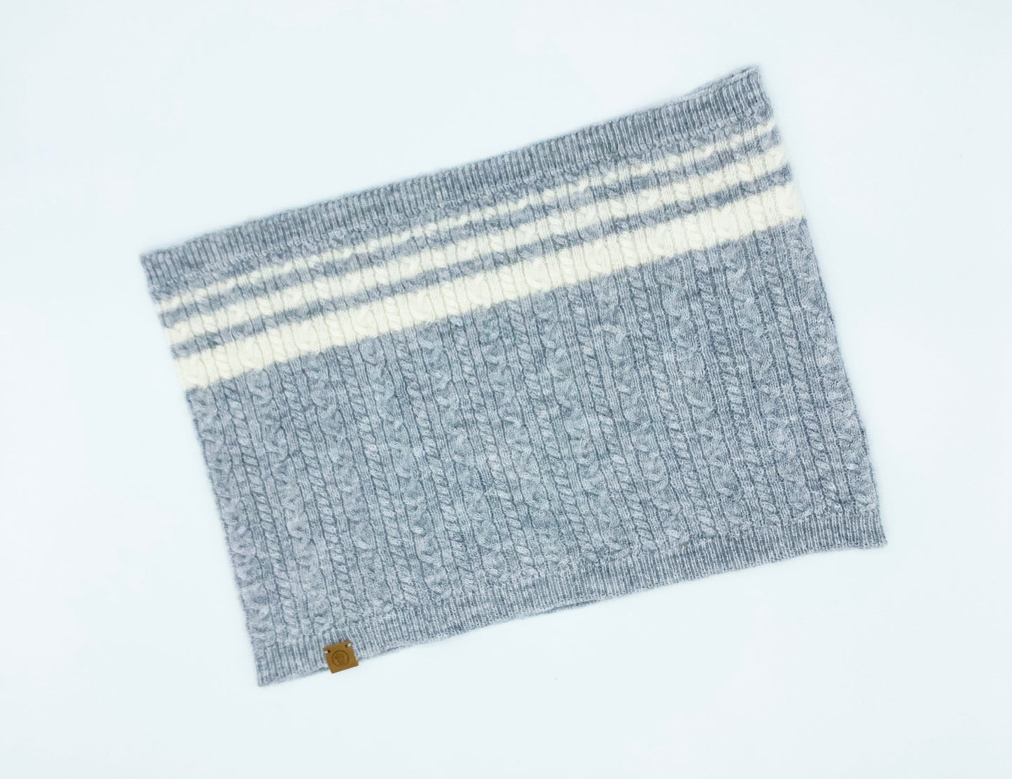 Ensemble écharpe en cachemire mélangé pour animaux et leurs maîtres, gris chiné 