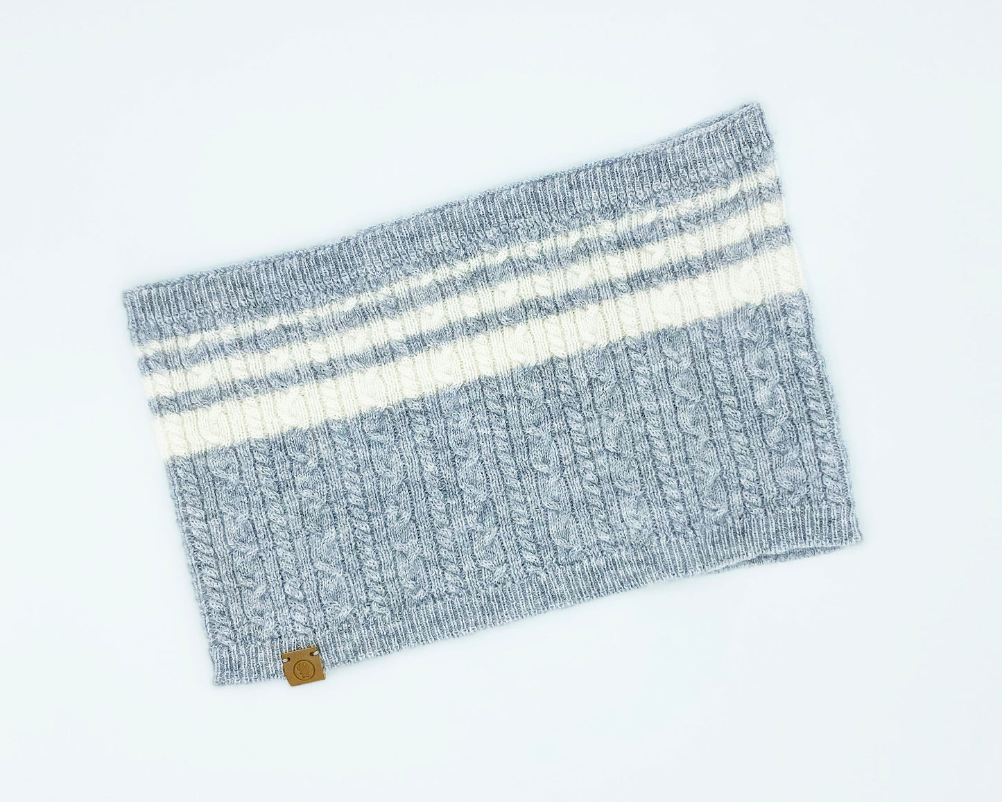 Ensemble écharpe en cachemire mélangé pour animaux et leurs maîtres, gris chiné 