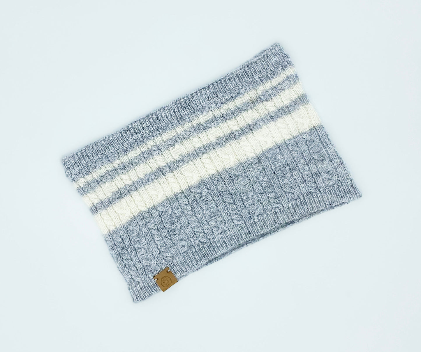 Ensemble écharpe en cachemire mélangé pour animaux et leurs maîtres, gris chiné 