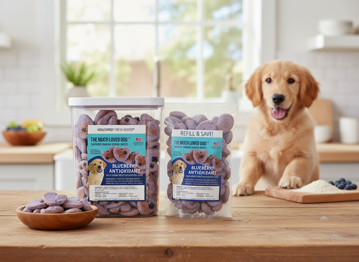 Much Loved Dog™ - RECHARGE Antioxydant aux Myrtilles, 170 g.