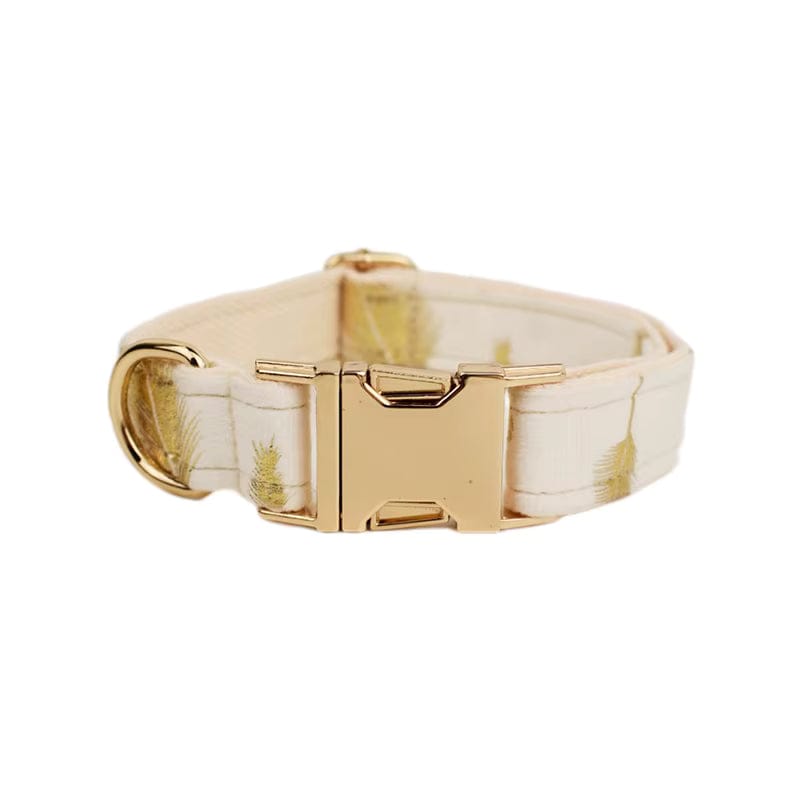 Conjunto clásico de terciopelo con hoja de oro y marfil personalizado