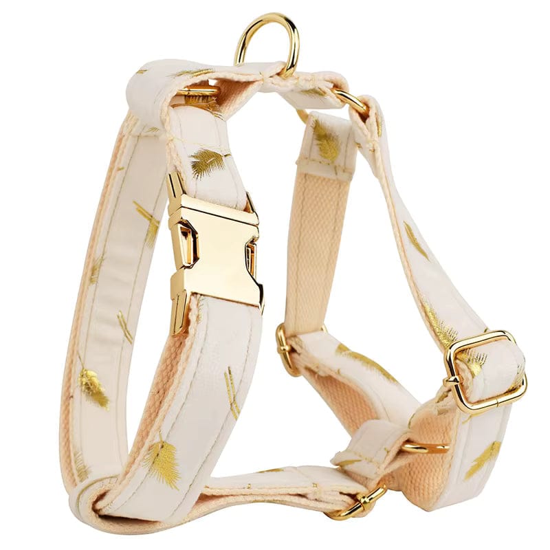 Conjunto clásico de terciopelo con hoja de oro y marfil personalizado