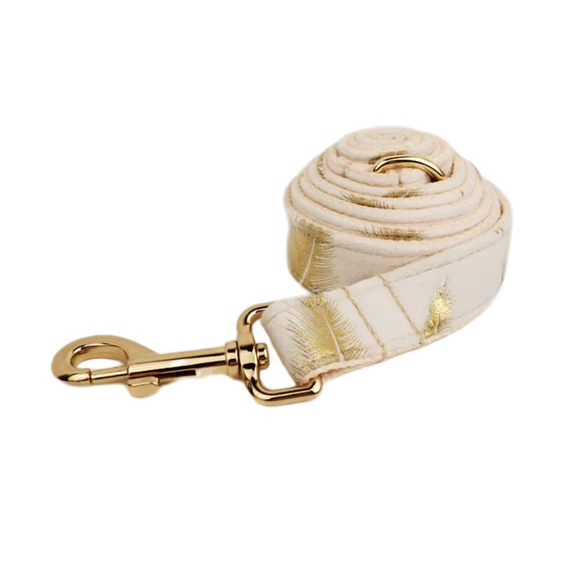 Conjunto clásico de terciopelo con hoja de oro y marfil personalizado