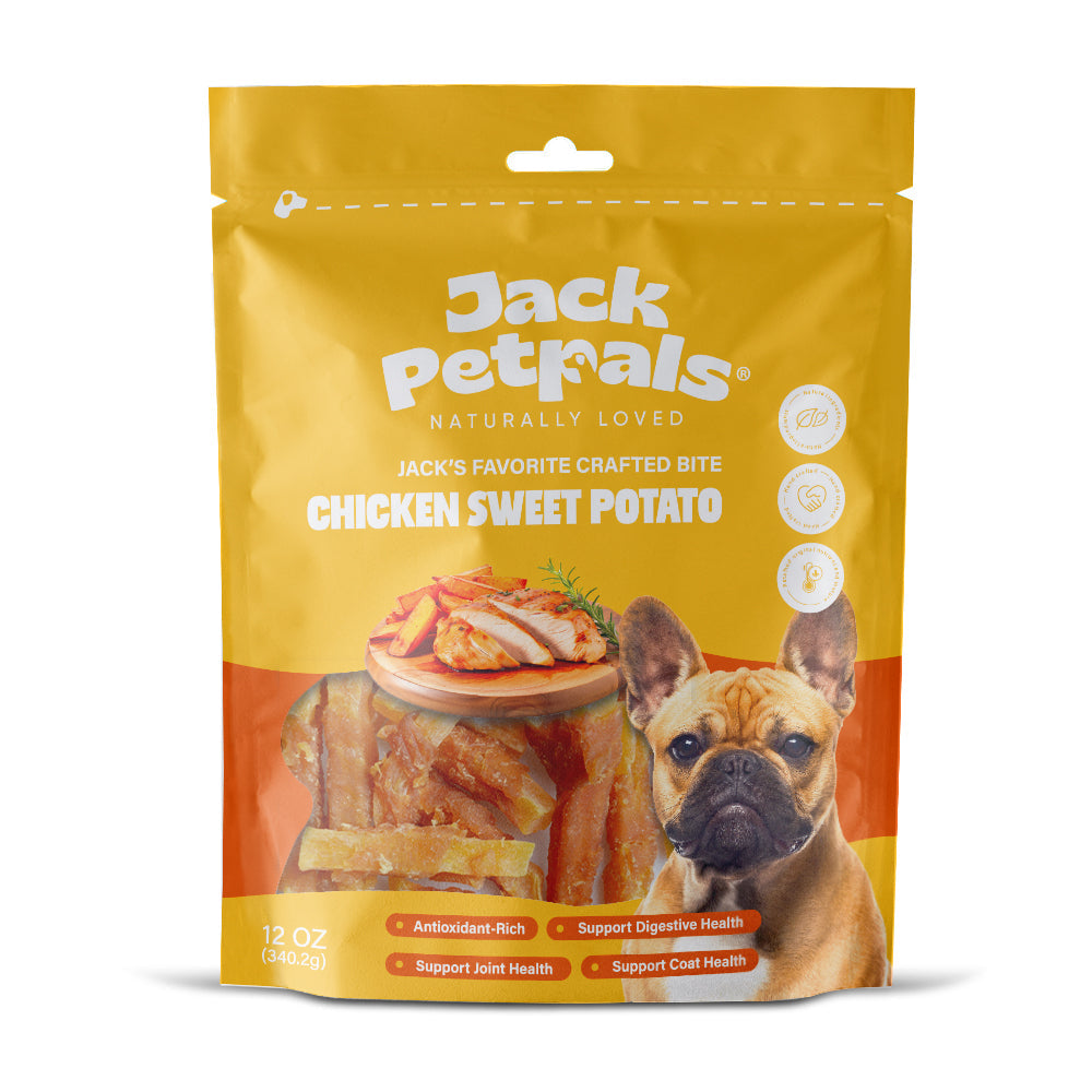Friandises pour chiens Jack PetPals Crafted Bite au poulet et à la patate douce (340 g)