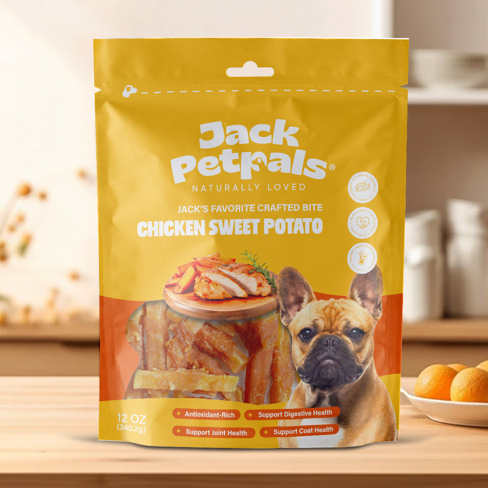 Friandises pour chiens Jack PetPals Crafted Bite au poulet et à la patate douce (340 g)