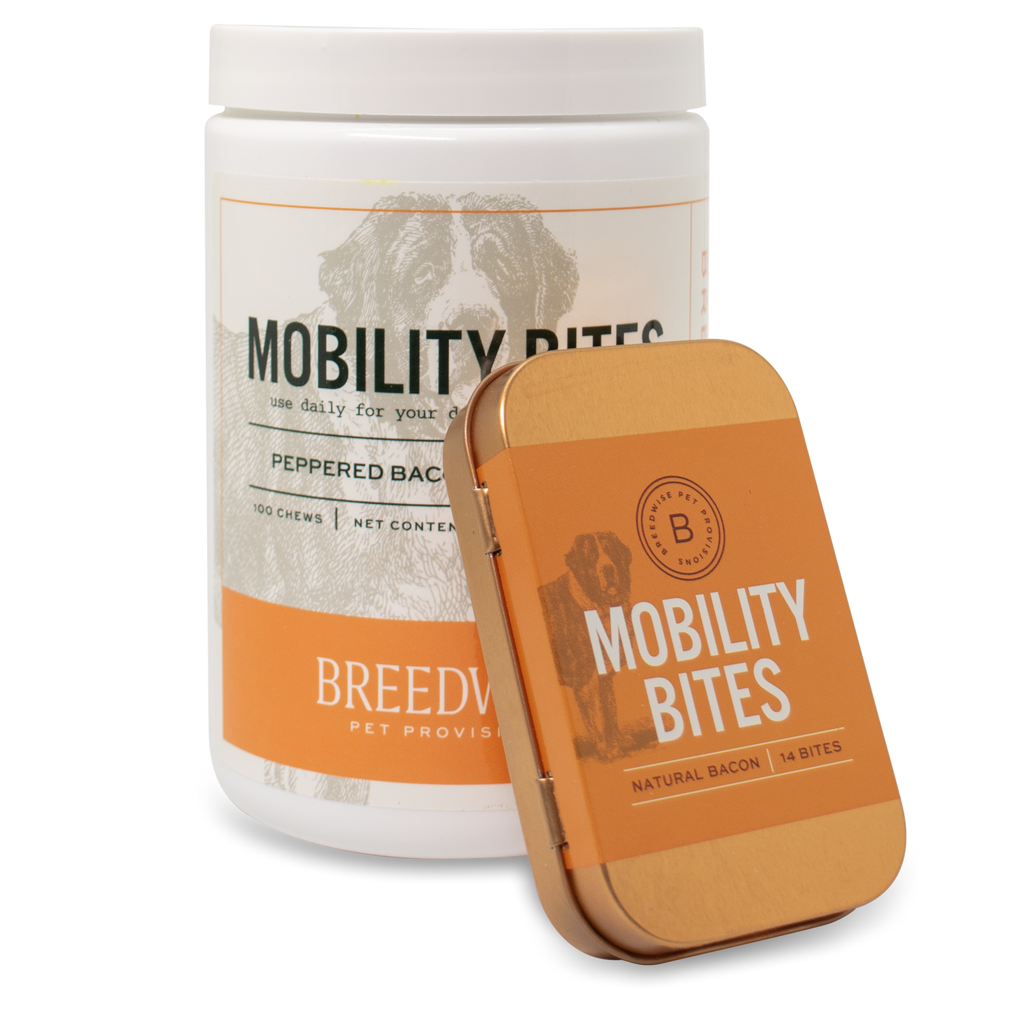 Mobility Bites 100-count jar