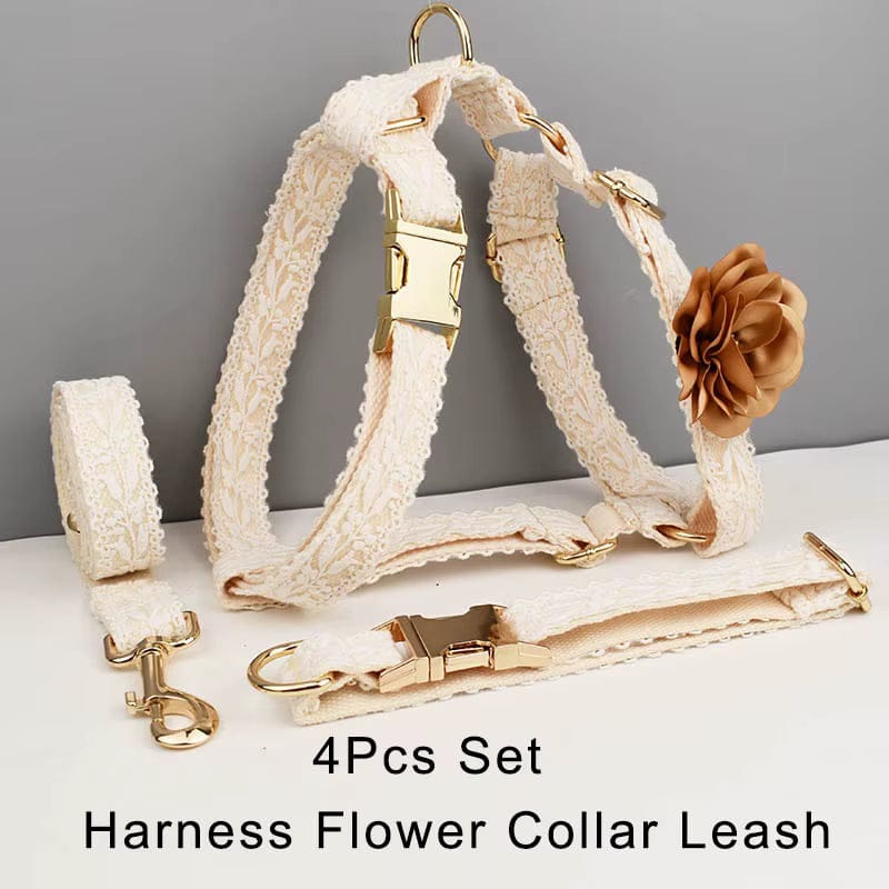 Conjunto clásico de boda de encaje personalizado