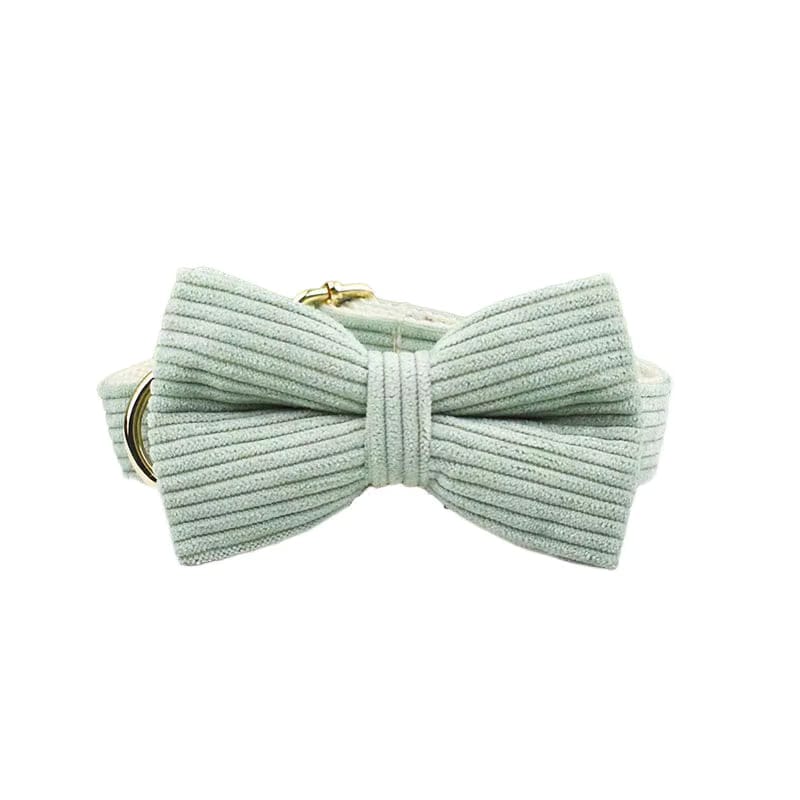 Conjunto clásico de pana verde claro personalizado