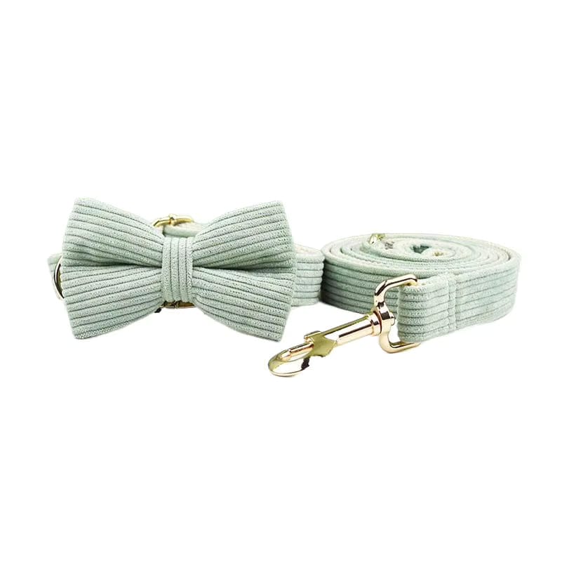 Conjunto clásico de pana verde claro personalizado
