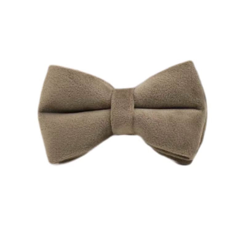 Ensemble classique personnalisé en velours gris clair