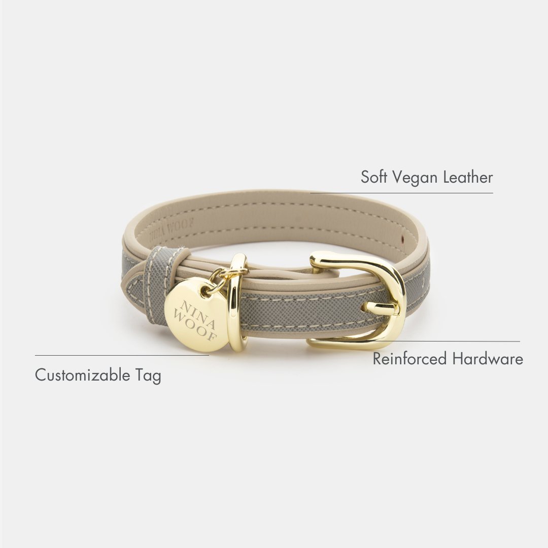 Collier - Cuir végan - Londres